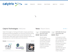 Tablet Screenshot of calytrix.com
